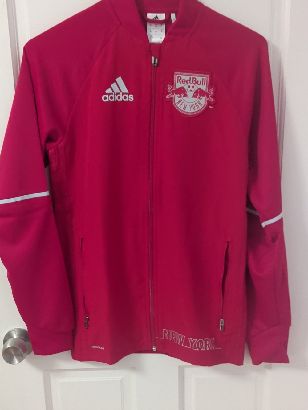 adidas Red New York Red Bulls Full-Zip Team Jacket